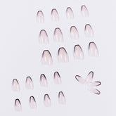 24pcs false nails black JP1051